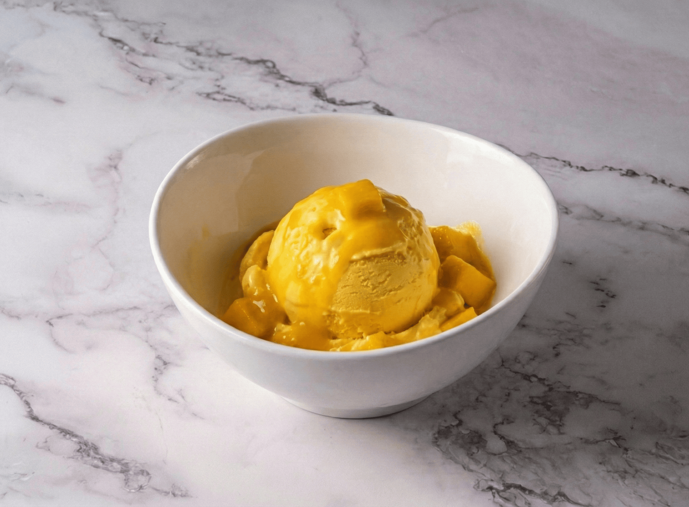 MANGO ICE CREAM.