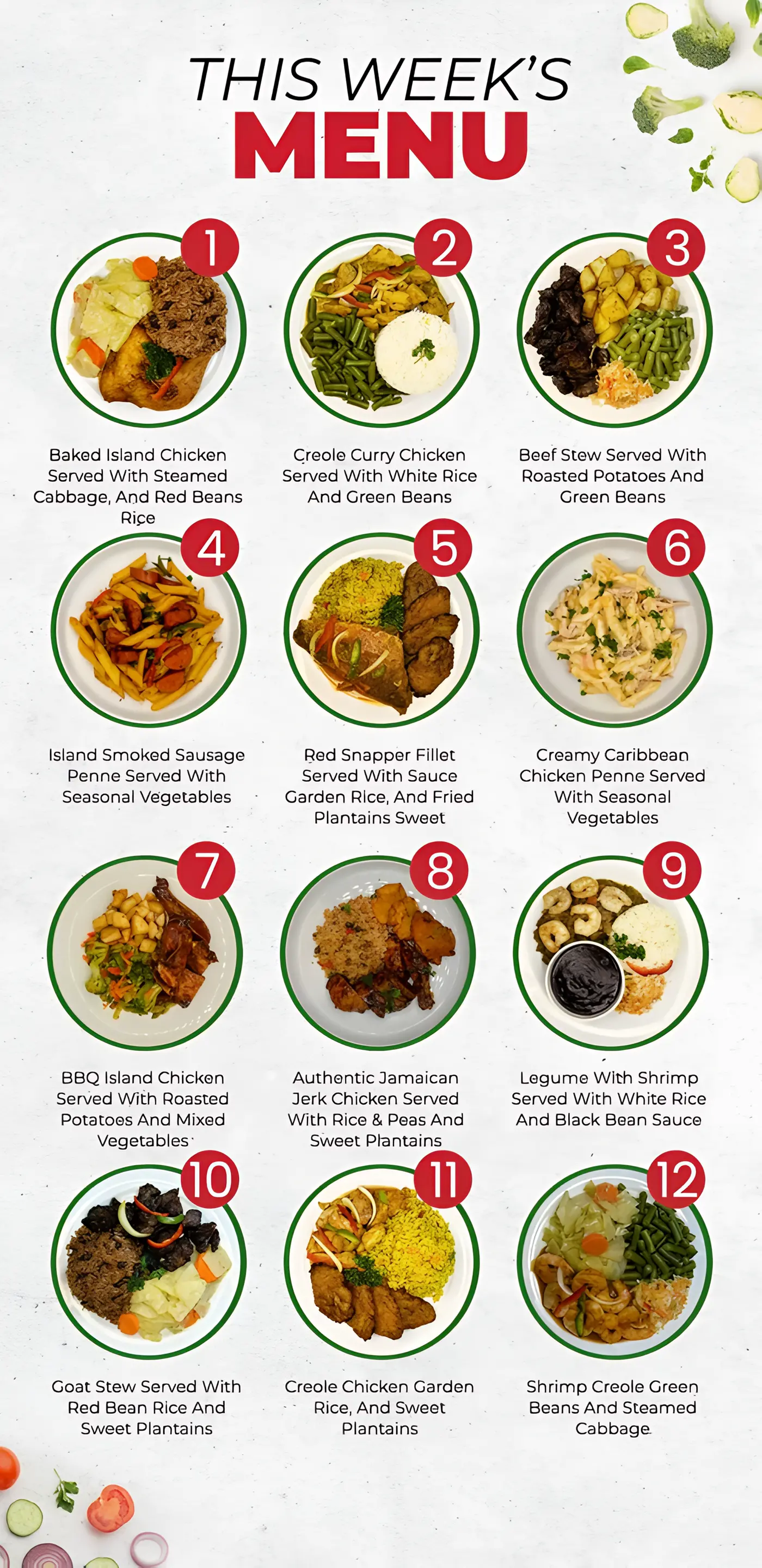 6 Meal Plan.