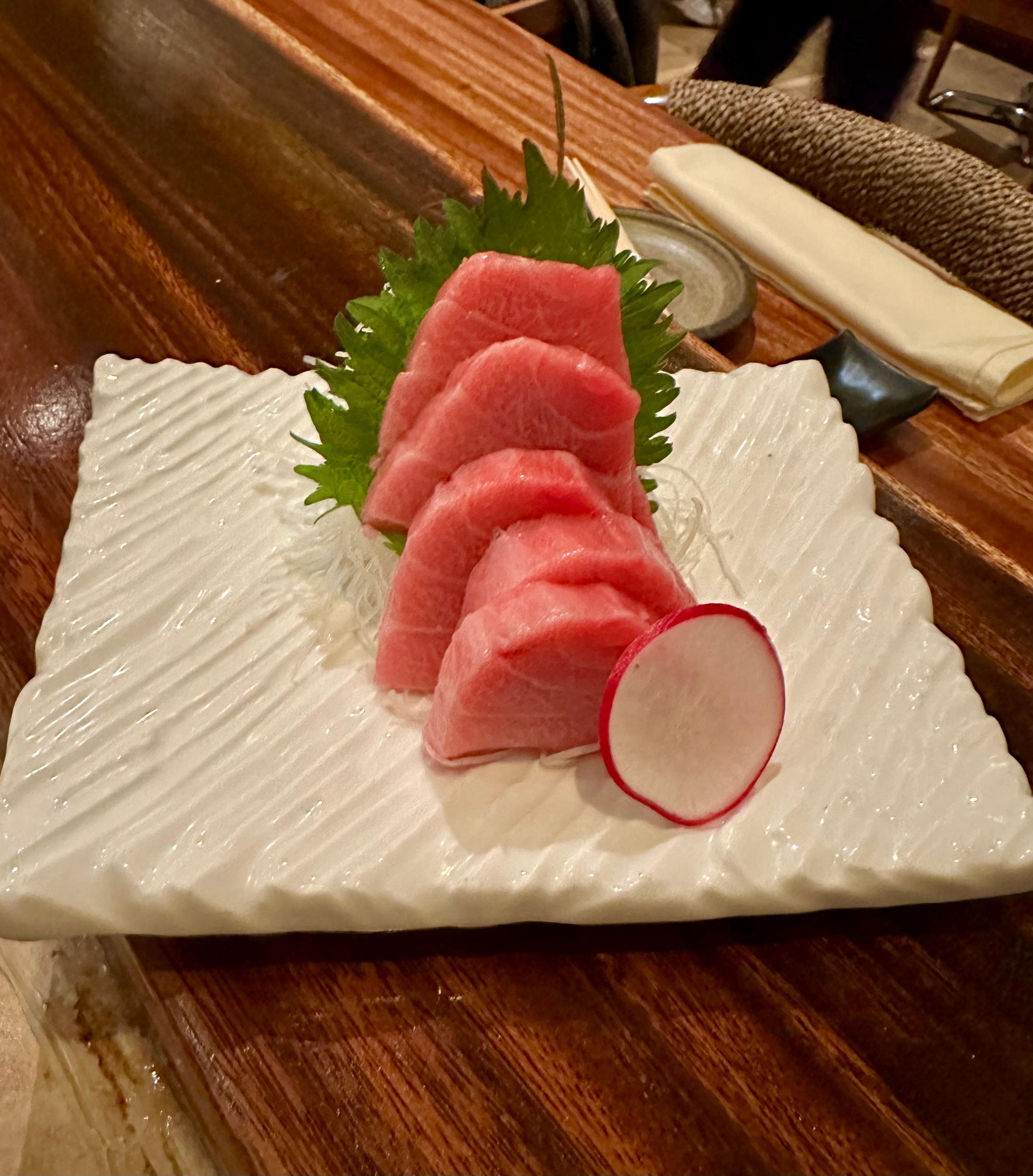 Chutoro Sashimi.