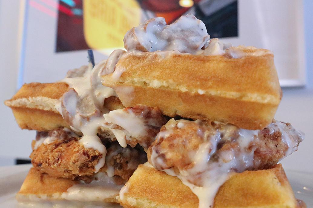 .Chicken Waffles.