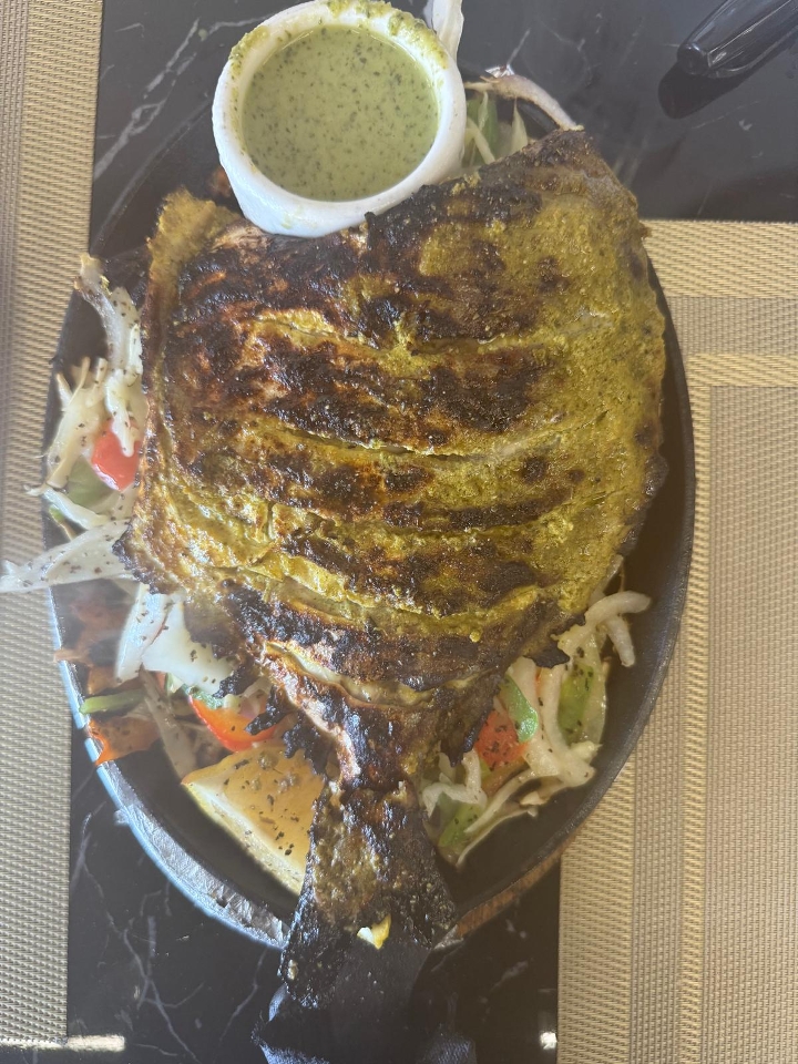 Whole Tandoori Pompano.