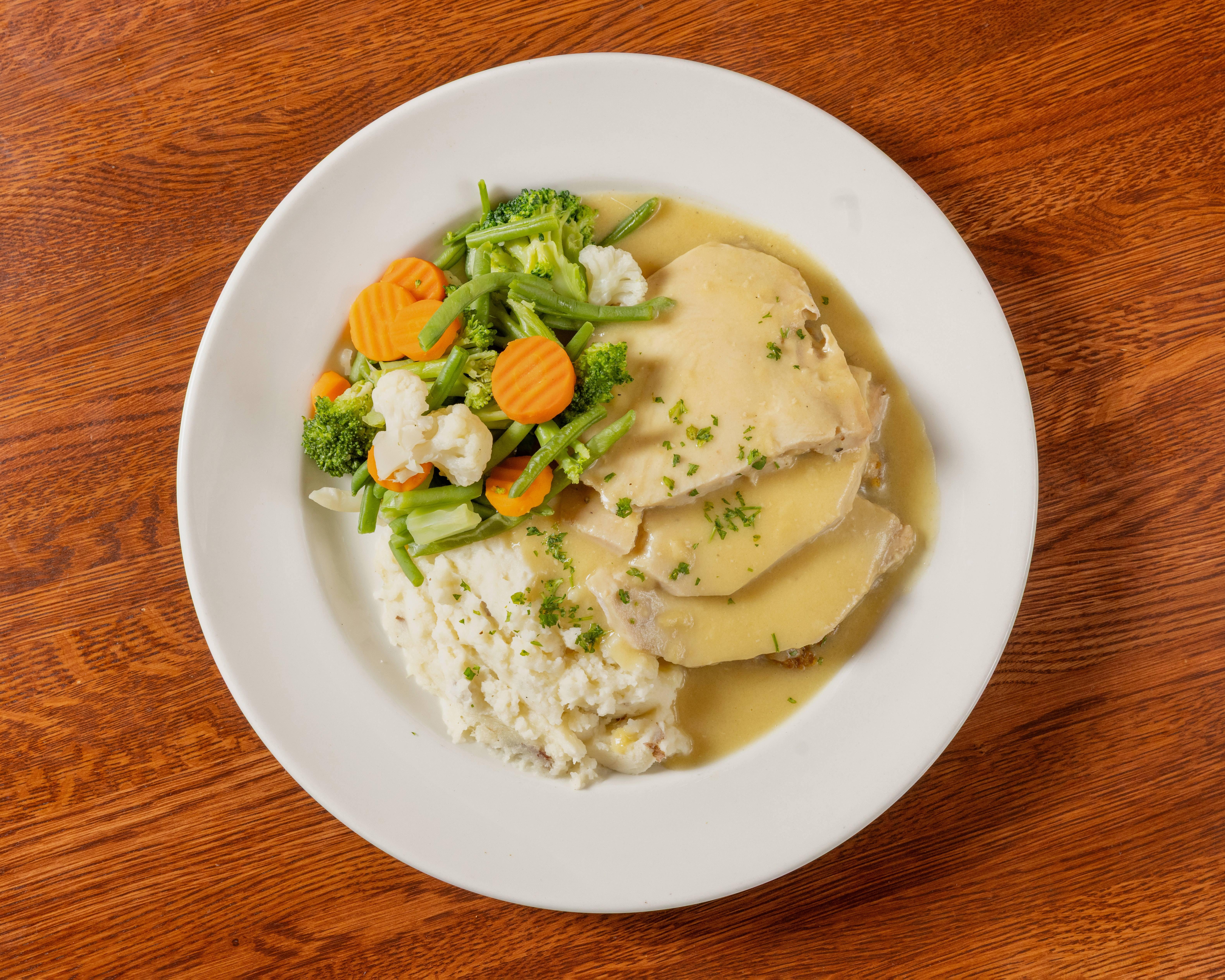 Oven Roasted Turkey.