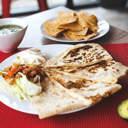 Grilled Chicken Quesadilla.