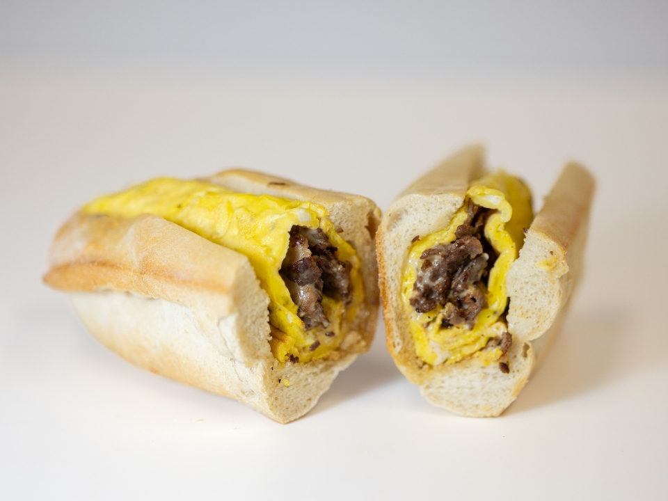 Steak, Egg & Cheese.