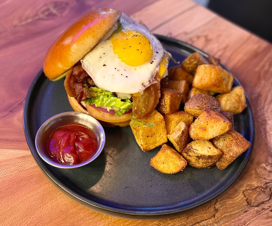 THE HANGOVER BURGER.