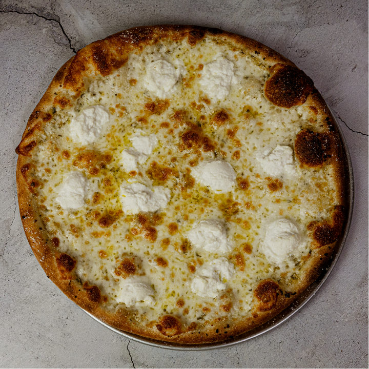12" White Pizza.
