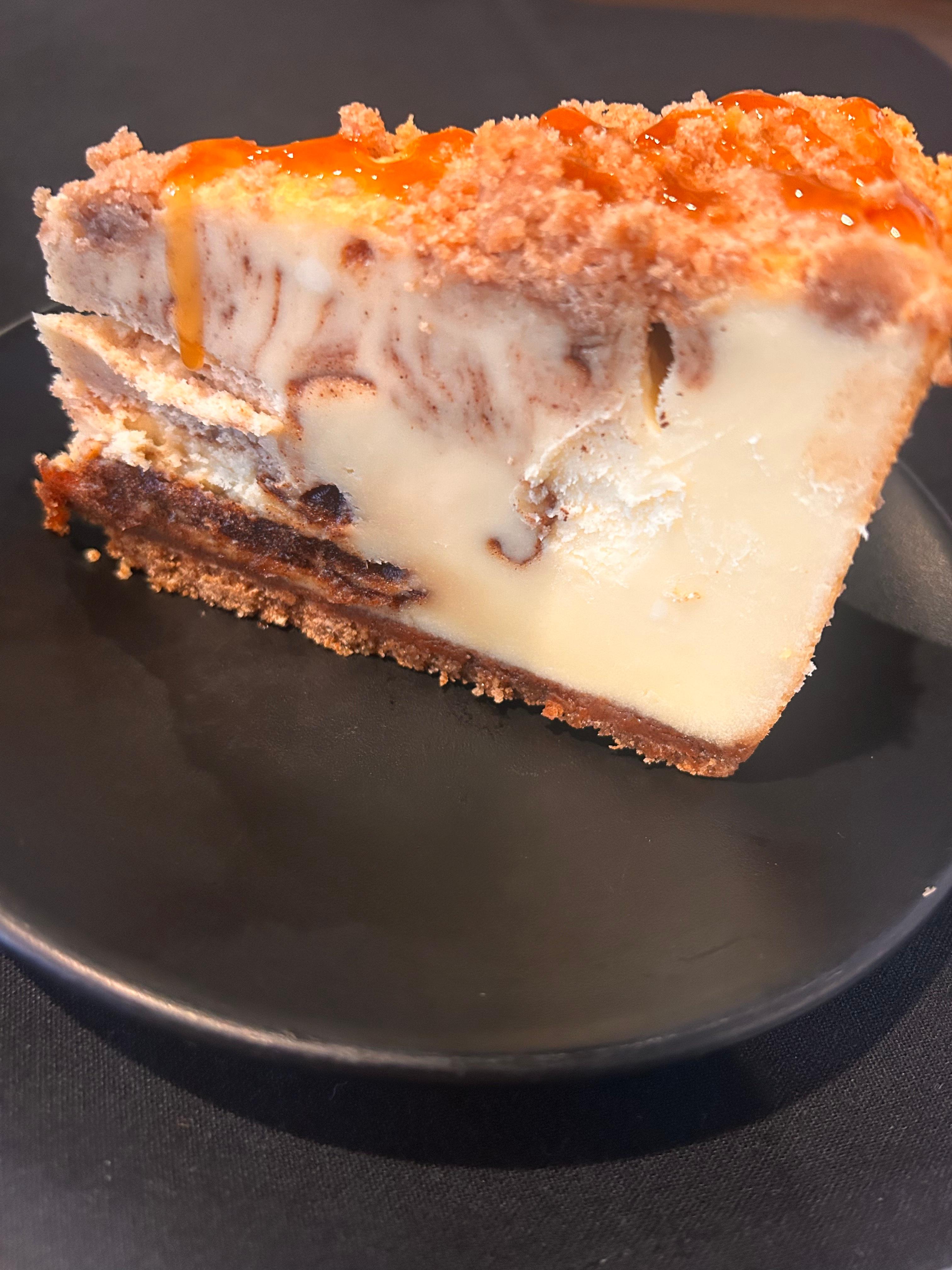 Cinnamon Swirl Cheesecake.