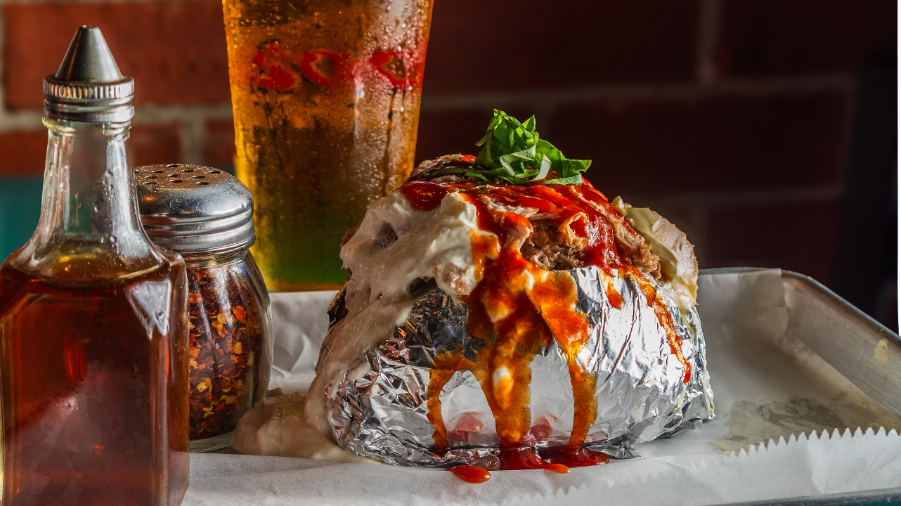 Oversized Baked Potato.