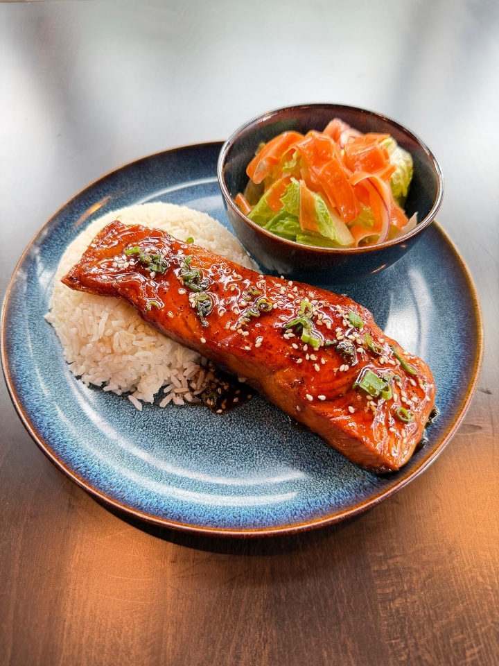 Salmón Teriyaki.