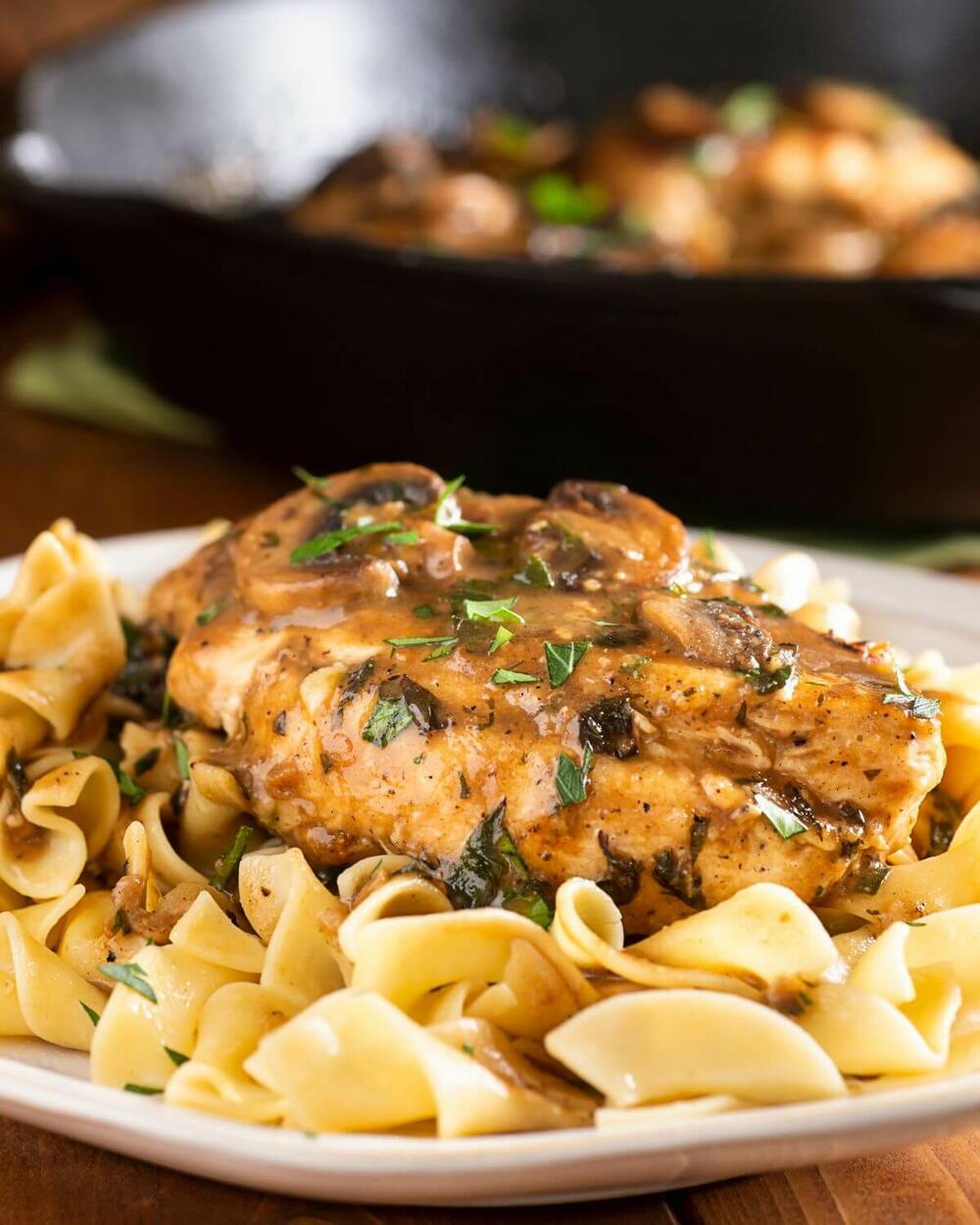 Chicken Marsala.