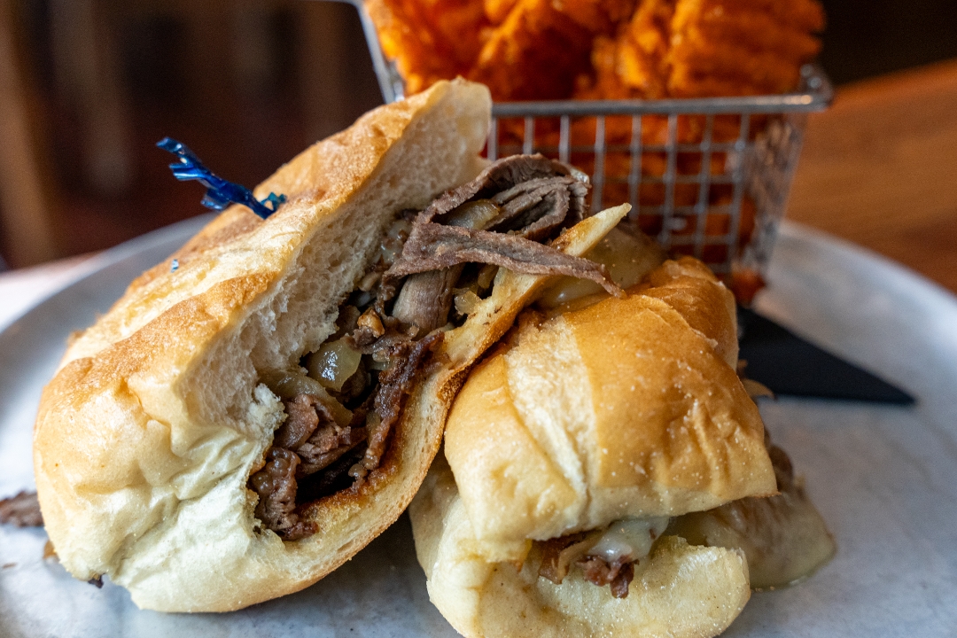 Prime Rib Sandwich.
