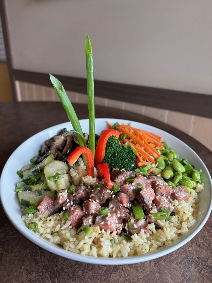 Teriyaki Steak Bowl.