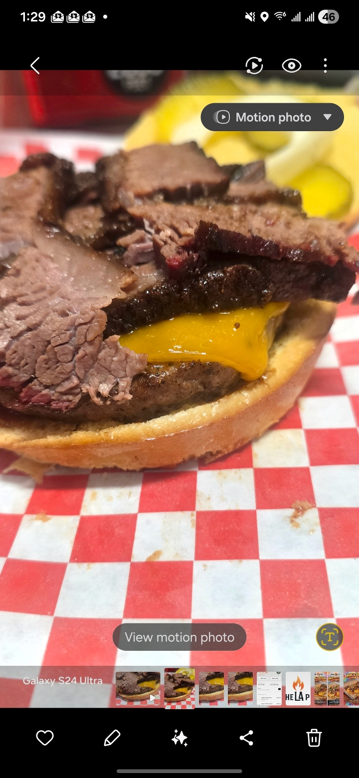 The Brisket Burger.