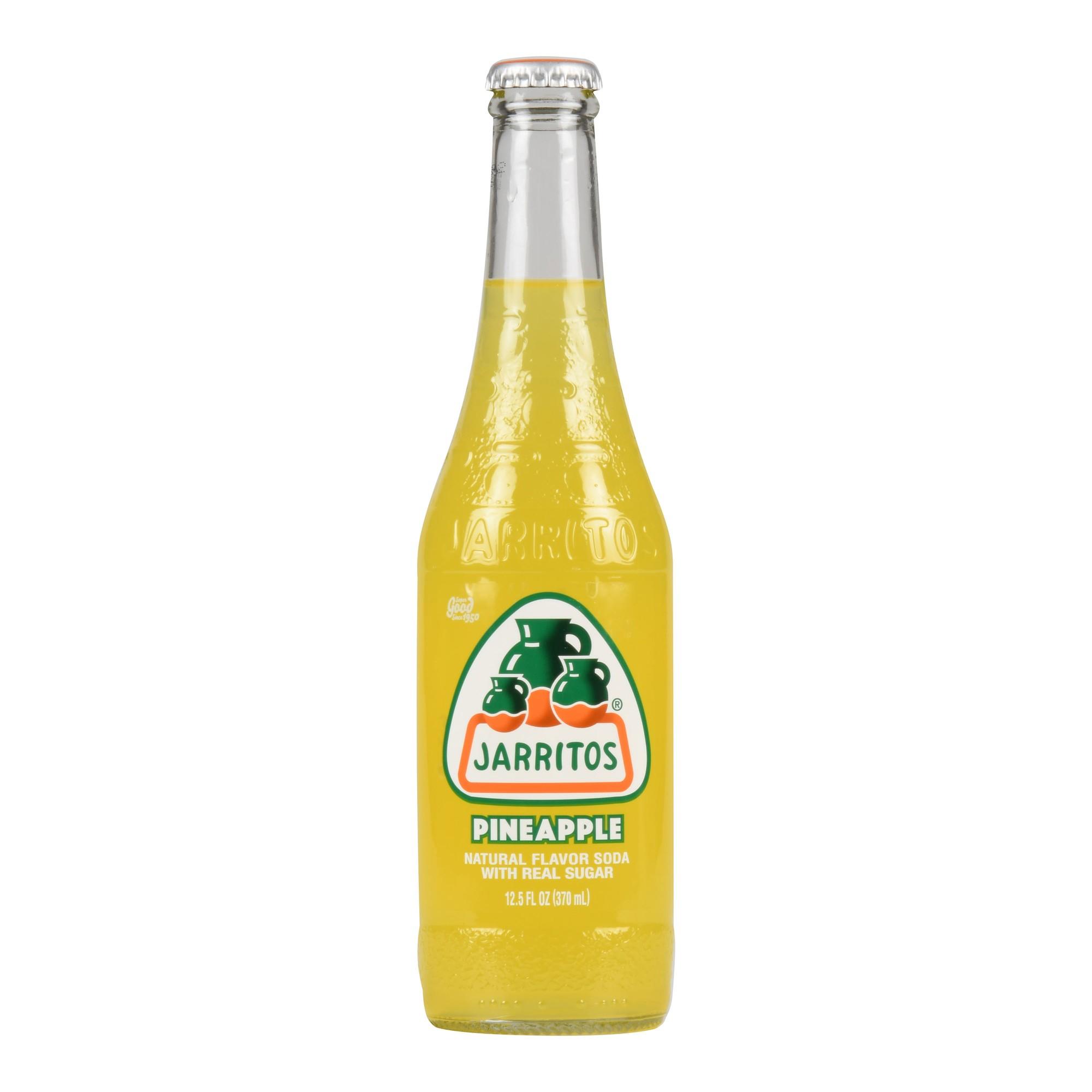 Jarritos Pineapple Soda Soft Drink.