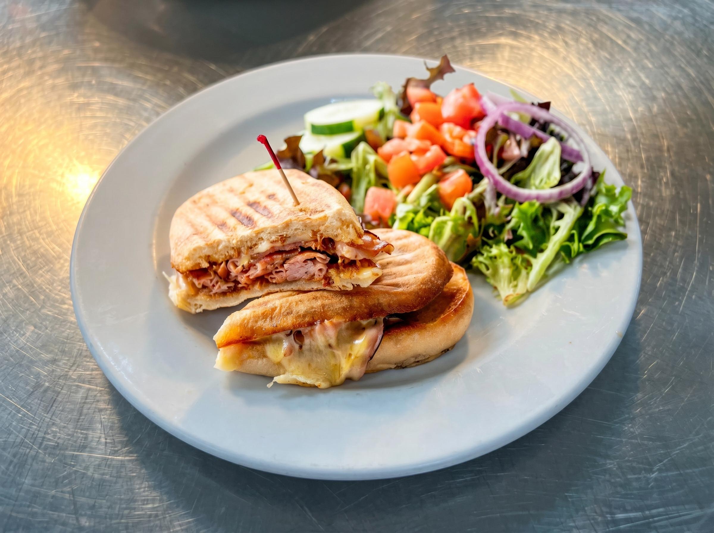 Ham. Swiss. Bacon. Panini.