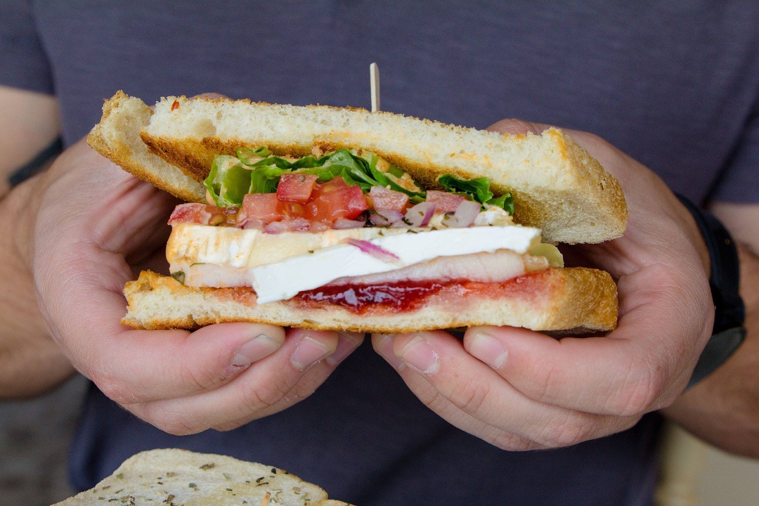 Turkey and Brie Sandwich.