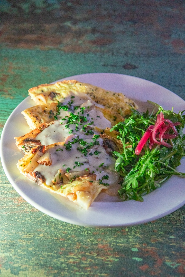 Mushroom & caramelized onion frittata - Spain (EU).