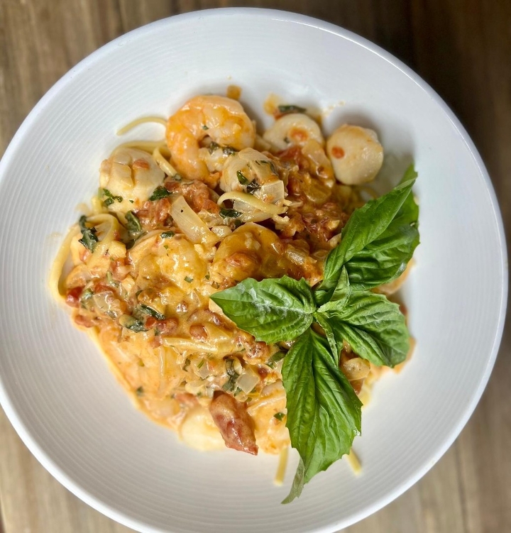 Scallop & Shrimp Juliana.