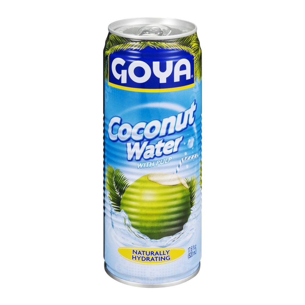 GOYA Coconut Water  with Pulp  17.6 Fl Oz  1 Count.