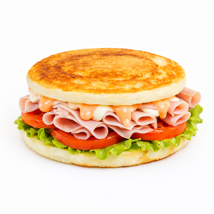Ham Arepa.