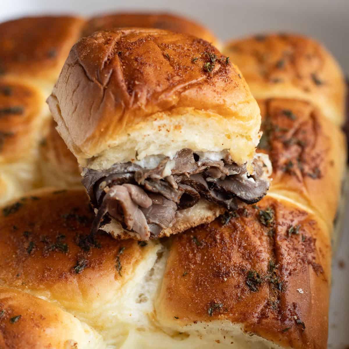 Beef Sliders.
