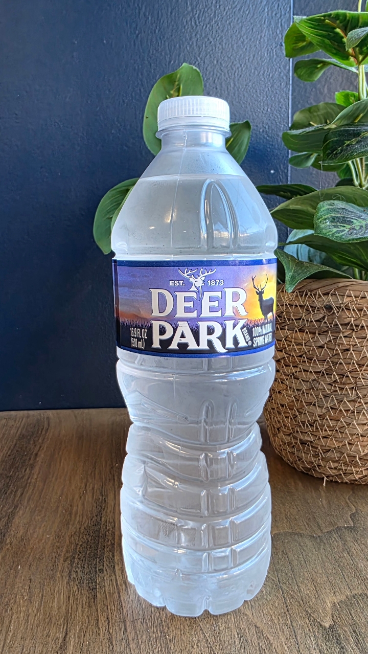 Deer Park Water, 16.9oz Bottle.