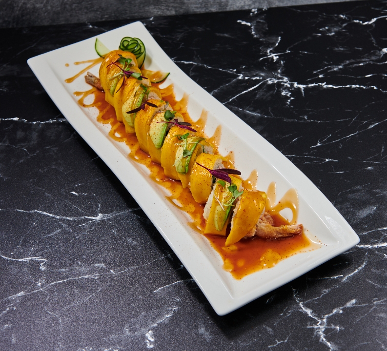 Sweet & spicy mango roll.