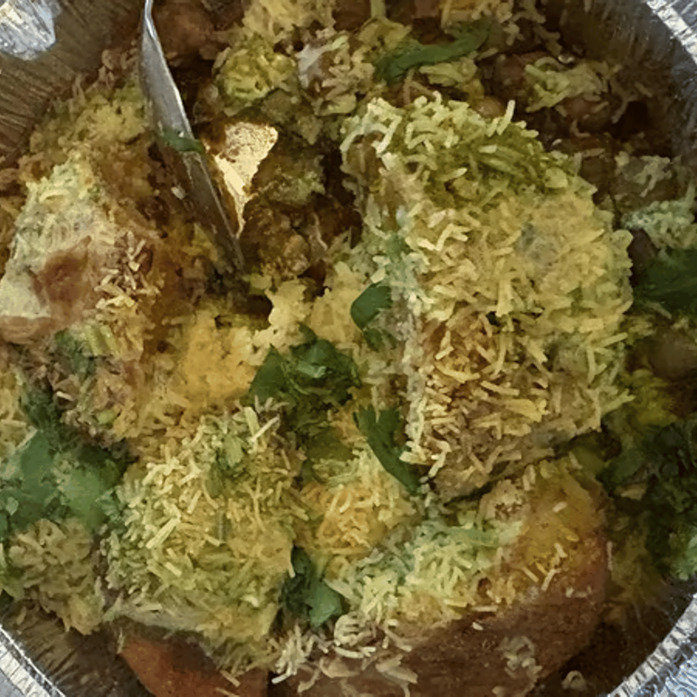Aloo Tikki Chaat.