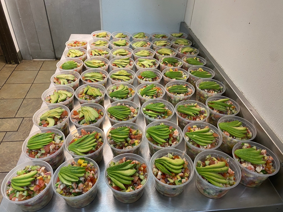Shrimp Ceviche Tray (Serve 12).