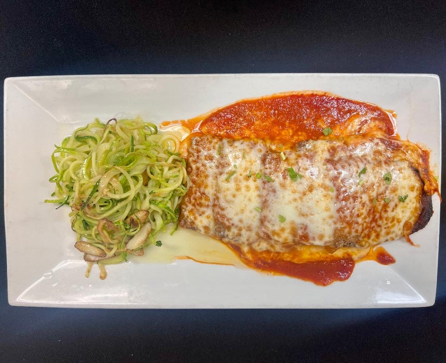 Grilled Eggplant Parmigiana.