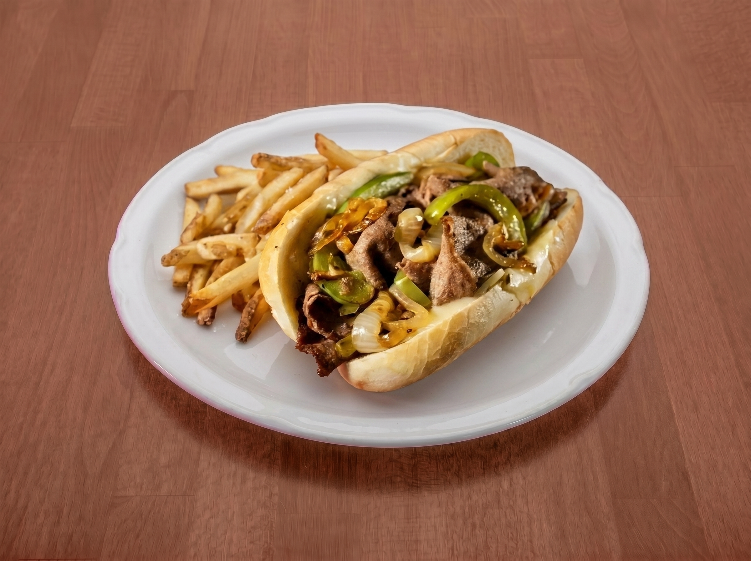 / Philly Cheese Steak Sandwich.