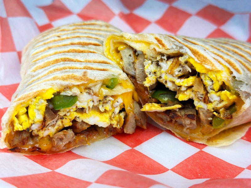Breakfast Burrito Wrap.