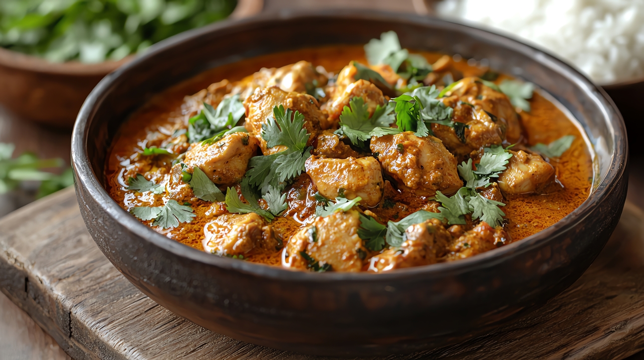 Andhra Chicken Curry.