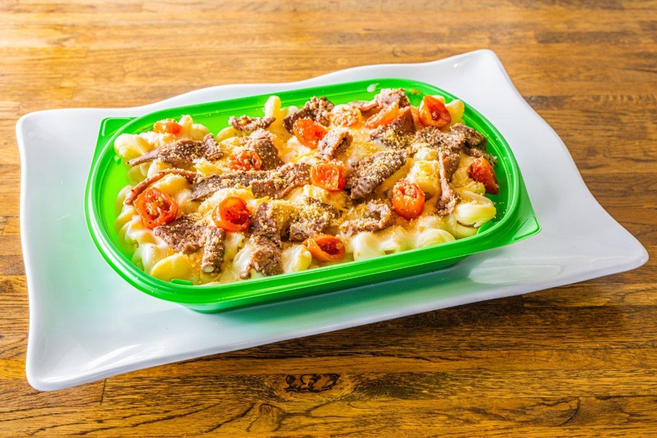 Four cheese steak mac.