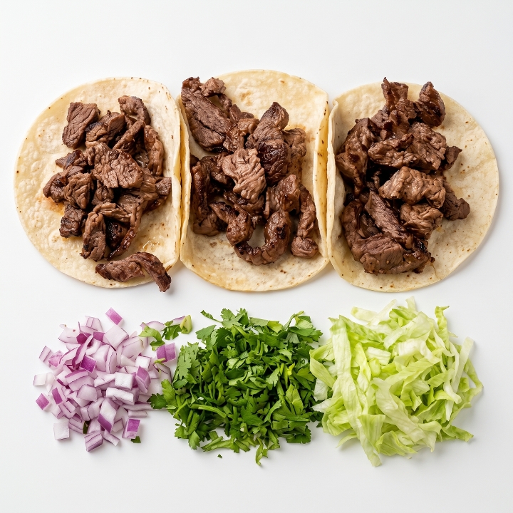Tacos De Carne Asada.