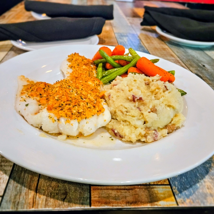 Baked Haddock.