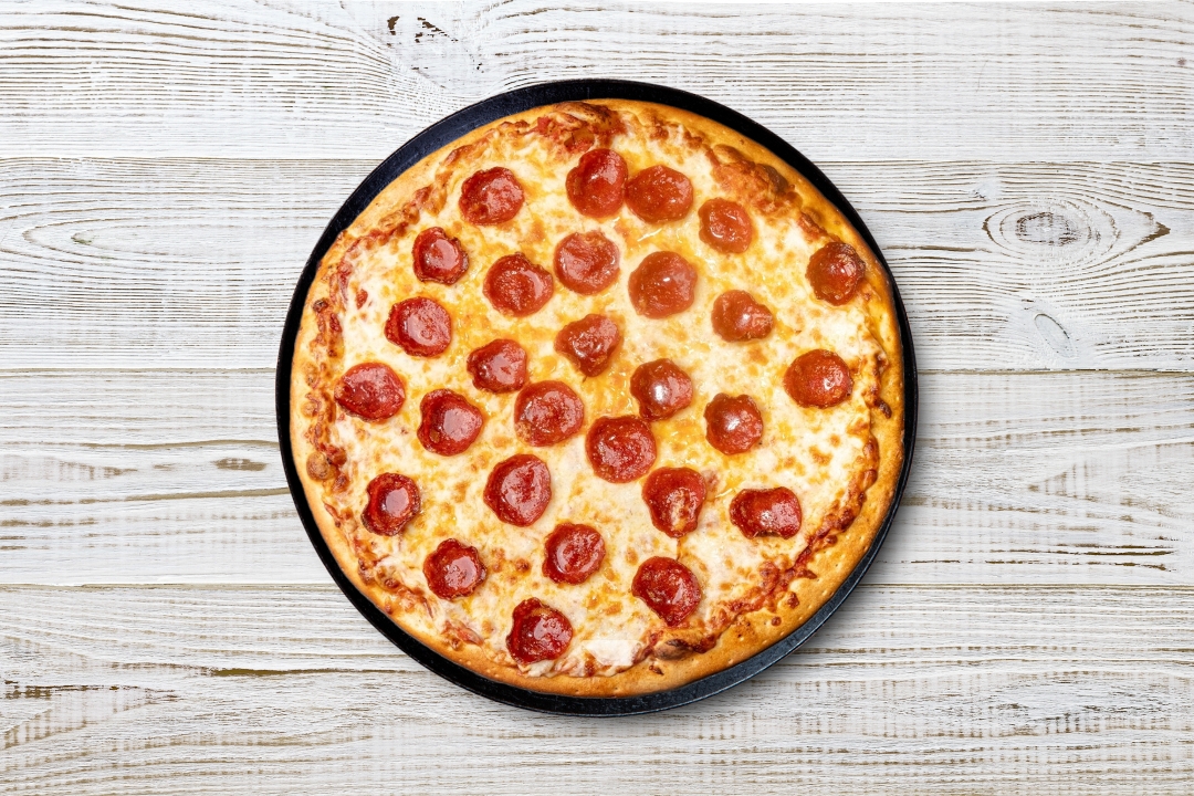 Small Pepperoni Pizza.