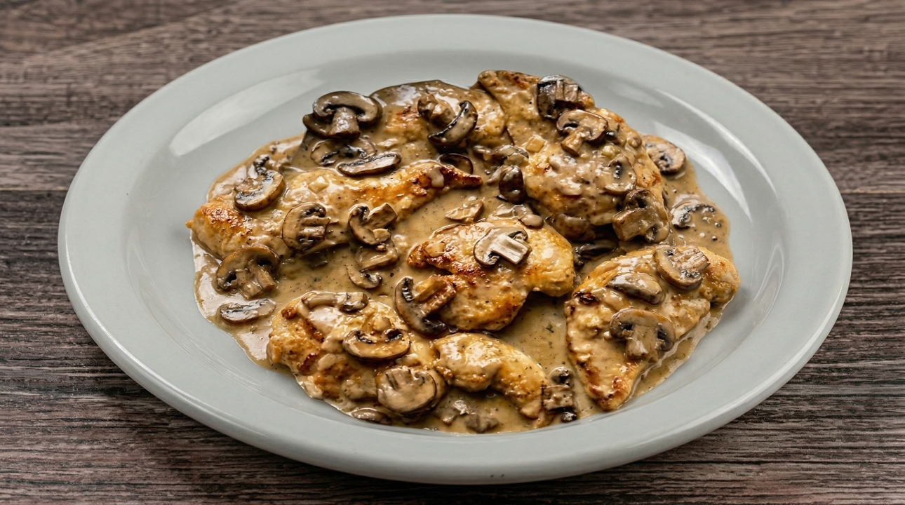 Chicken Marsala.