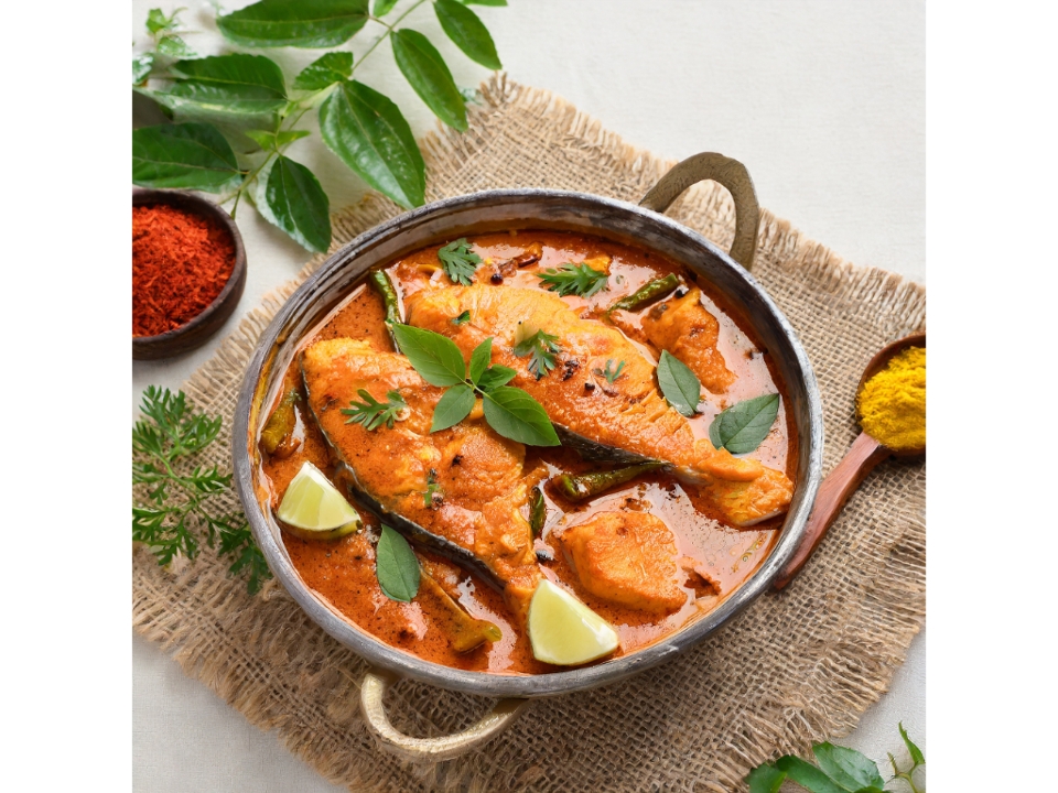 Salmon Kadai.