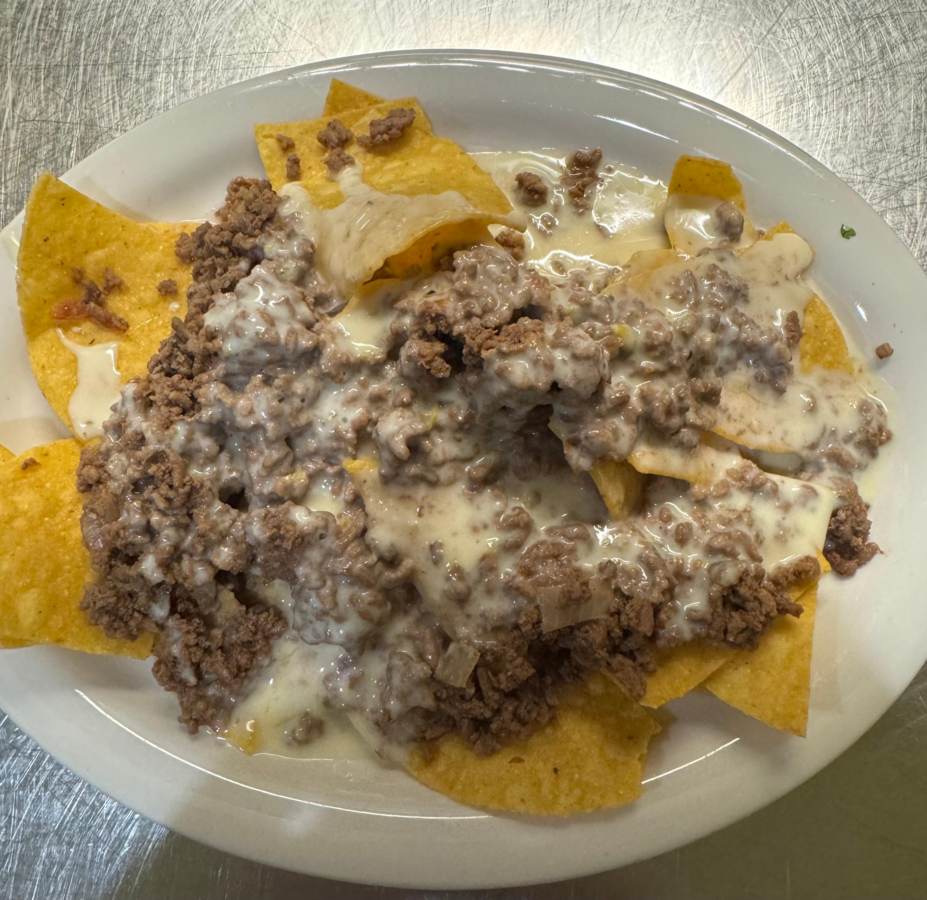 Ground Beef Nachos.