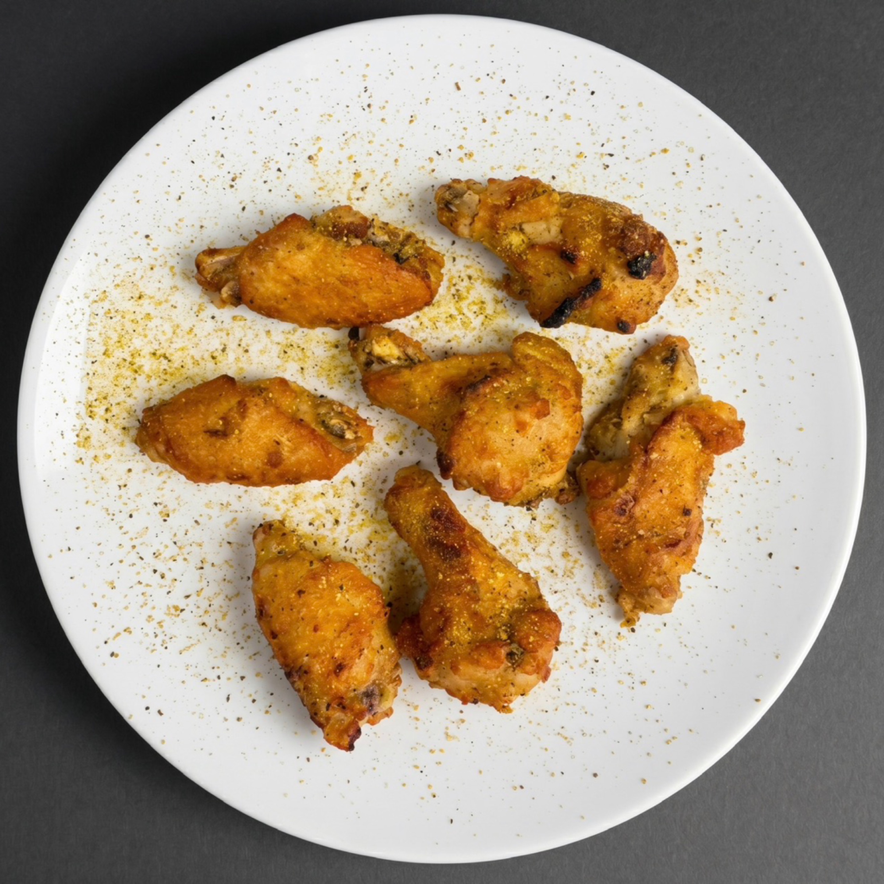 WINGS Lemon Pepper (dry rub).