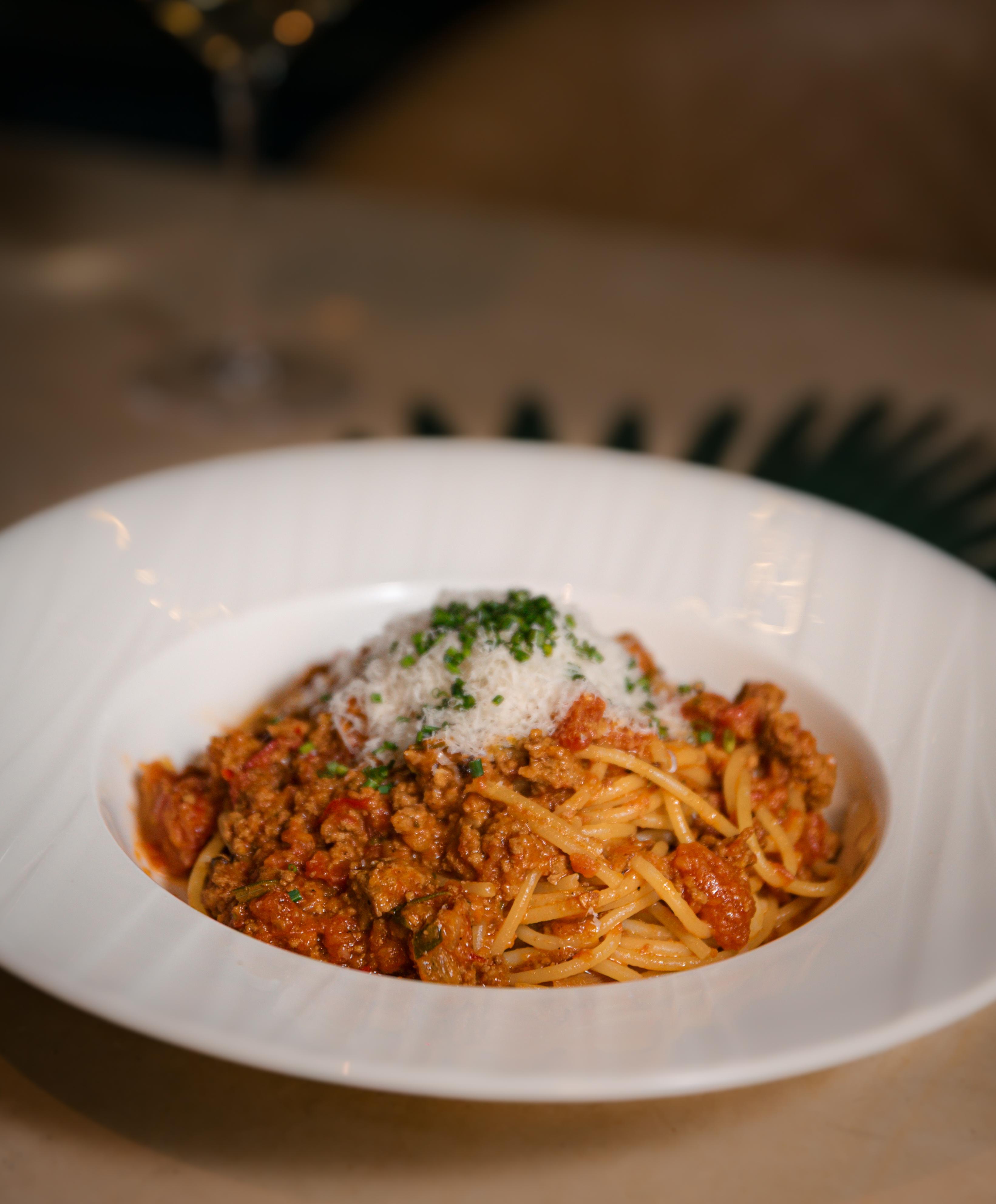 Spaghetti Bolognese.