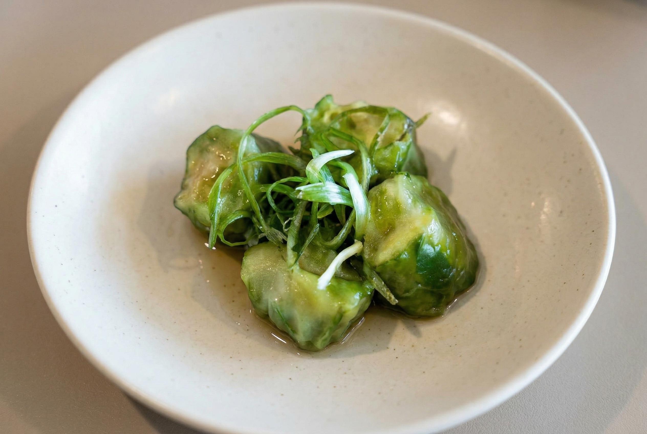 Edamame Dumplings.