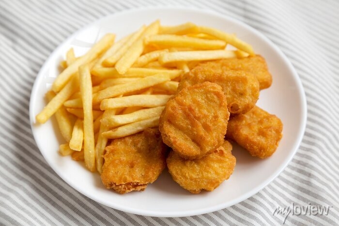 Chicken Nuggets w/ Fries.