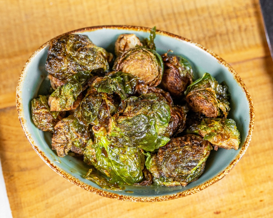 Crispy Brussels.