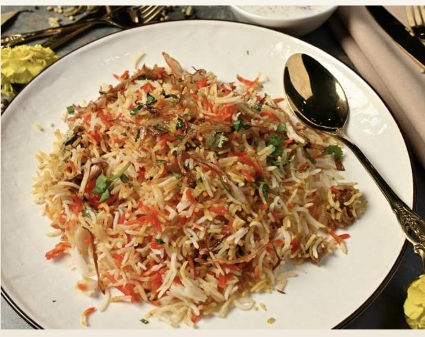 Goat Biryani.