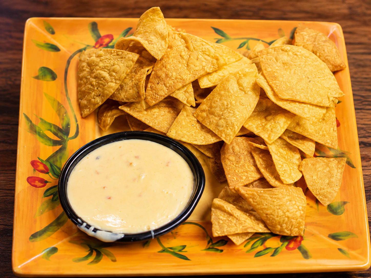 Loco Cheese Sauce & Chips.