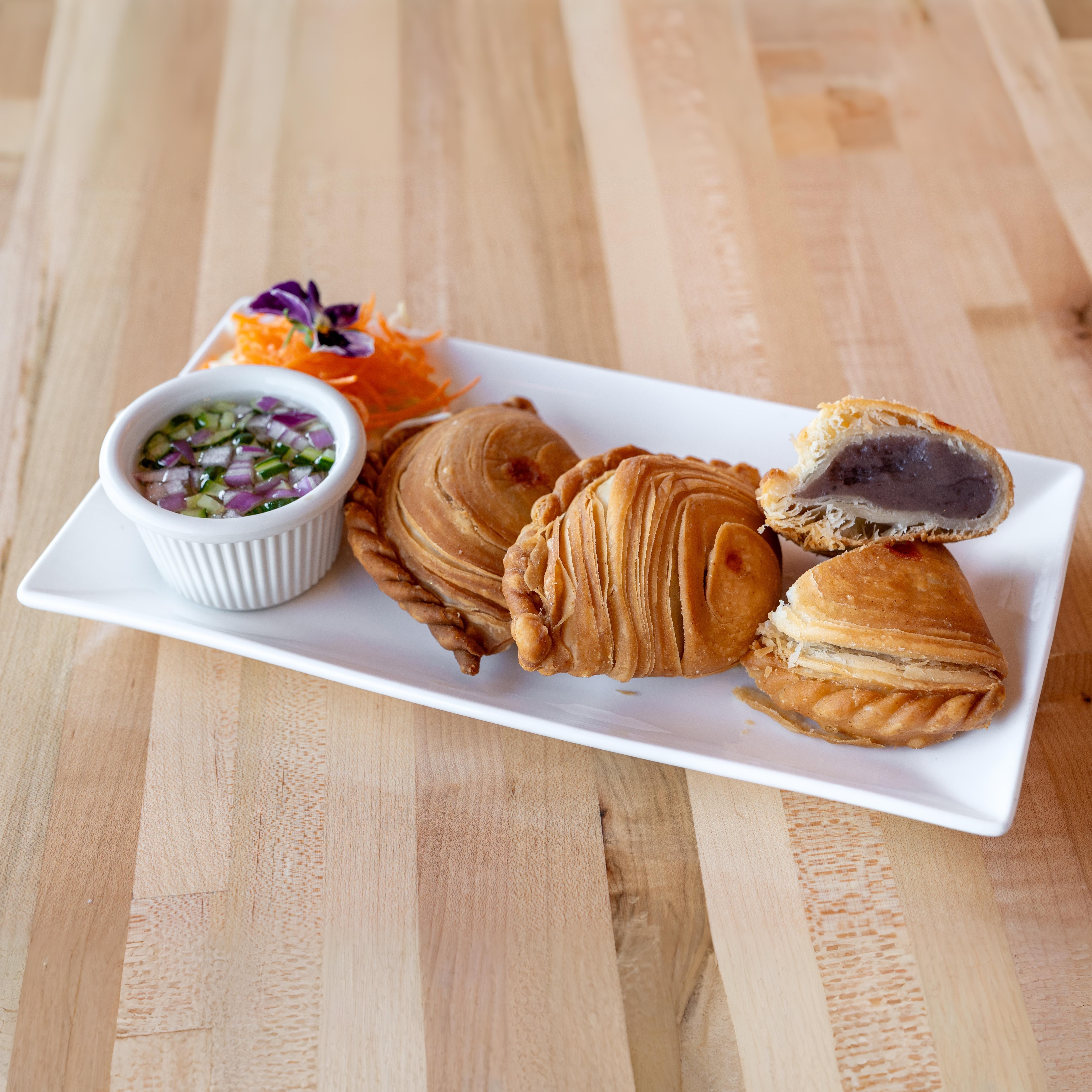 Sweet Taro Puff.