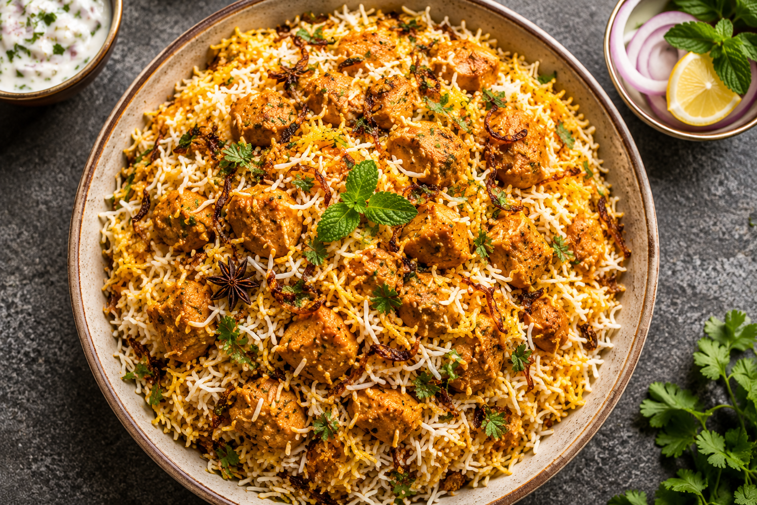 Chicken Biryani.