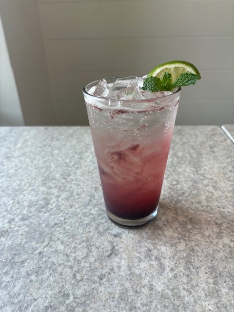 Blueberry Lime Refresher.